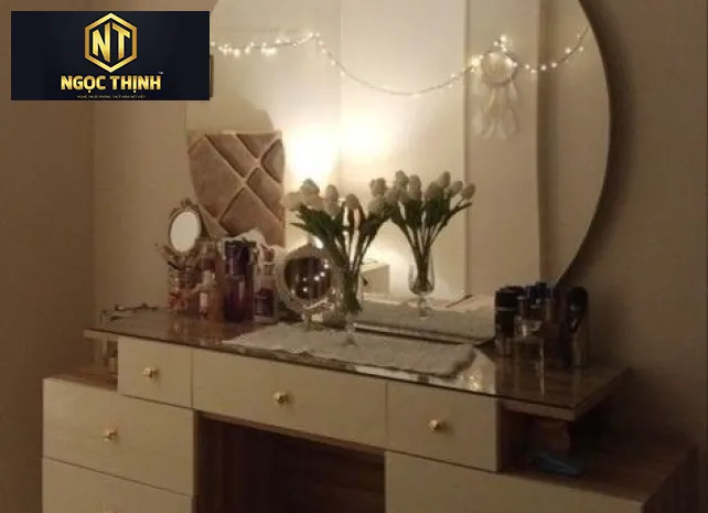 BÀN TRANG ĐIỂM ĐƠN GIẢN NHỎ GỌN - BTĐ014